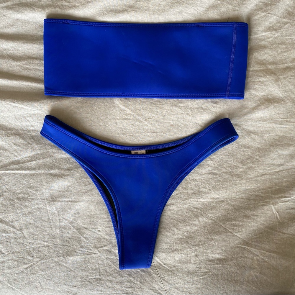 Hoaka Blue Neoprene Swimsuit